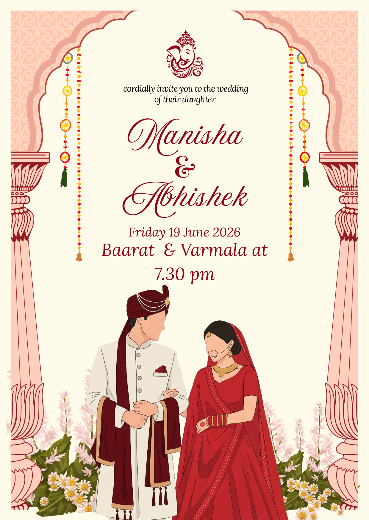 Baraat and Varmala